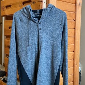 Calvin Klein Jeans Quarter Button Hoodie